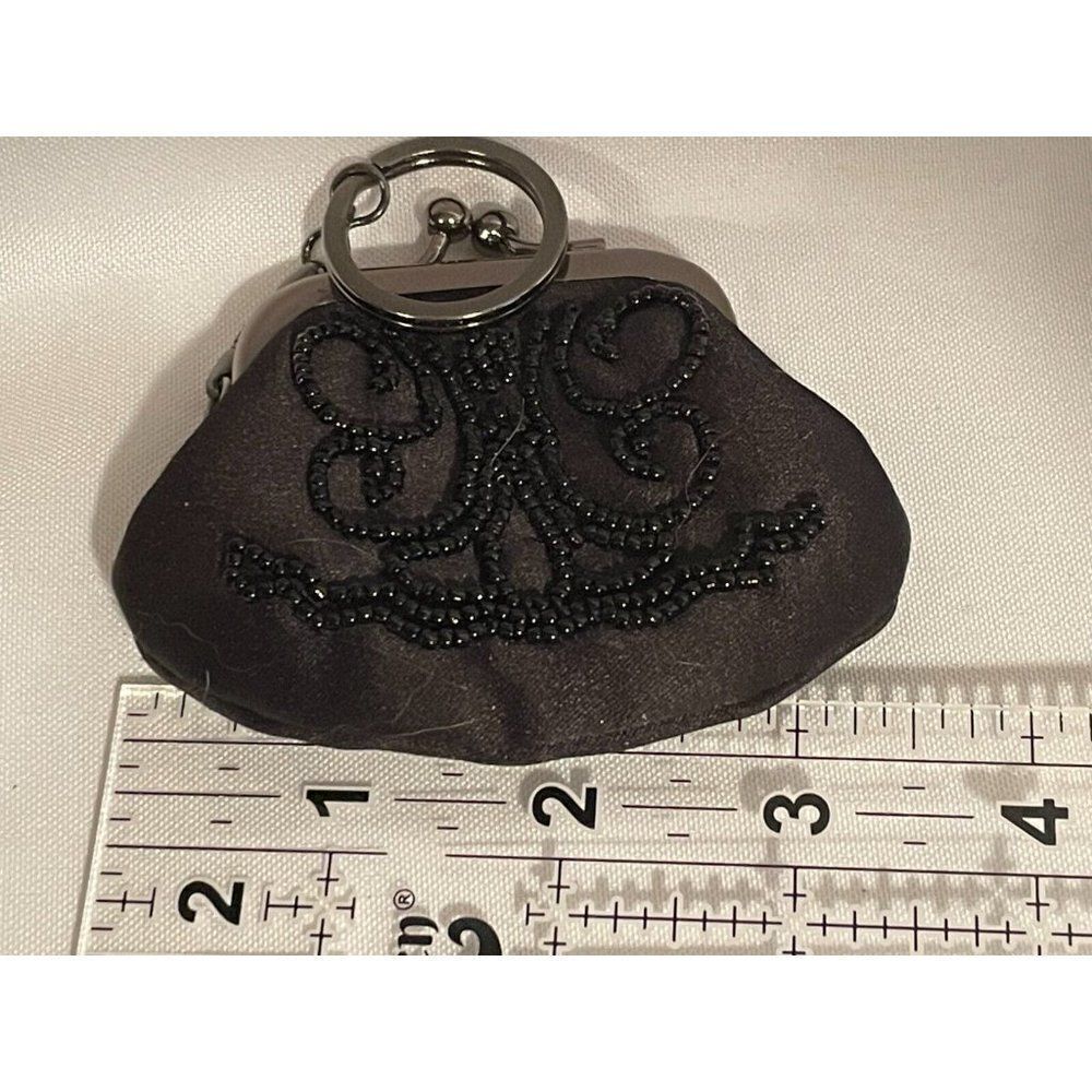 Ann Taylor LOFT Keychain Beaded Change Purse - Picture 4 of 6